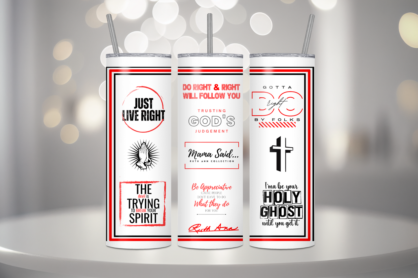 MAMA SAID" - CUSTOM TUMBLER & WATER BOTTLE