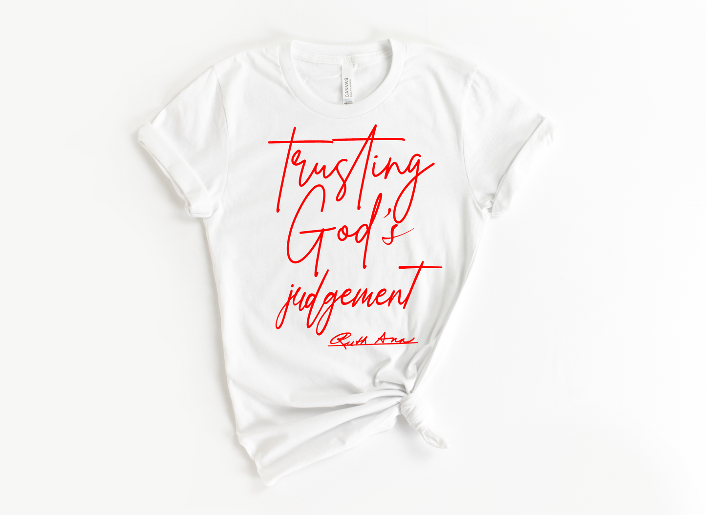 "MAMA SAID" - TRUSTING GOD'S JUDGEMENT - DESIGN 2