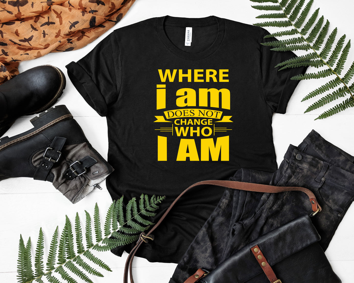 Where i am Does Not Change Who I AM
