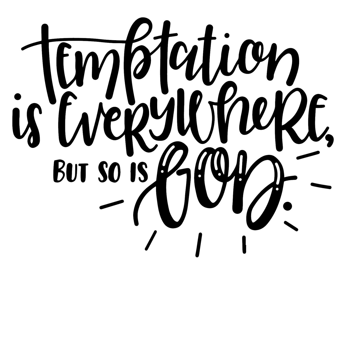 Temptation Is Everywhere But So Is God