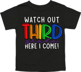 WATCH OUT THIRD GRADE HERE I COME! - DESIGN A