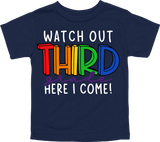 WATCH OUT THIRD GRADE HERE I COME! - DESIGN A