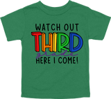 WATCH OUT THIRD GRADE HERE I COME! - DESIGN A