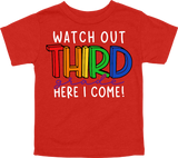 WATCH OUT THIRD GRADE HERE I COME! - DESIGN A