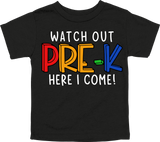 WATCH OUT PRE-K HERE I COME! - DESIGN A