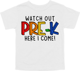 WATCH OUT PRE-K HERE I COME! - DESIGN A