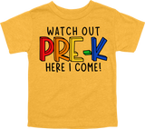 WATCH OUT PRE-K HERE I COME! - DESIGN A