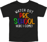 WATCH OUT PRE-SCHOOL HERE I COME! - DESIGN A