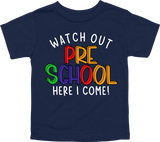 WATCH OUT PRE-SCHOOL HERE I COME! - DESIGN A