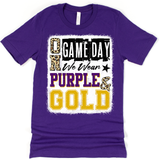 **NEW**ON GAMEDAY WE WEAR PURPLE & GOLD