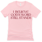 I Believe God's Word Still Stands - Heritage Tees