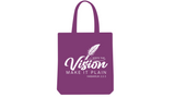 WRITE THE VISION ~ MAKE IT PLAIN ~ HABAKKUK 2:2 TOTE BAG