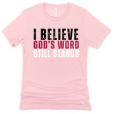 I Believe God's Word Still Stands - Stand Firm Tees