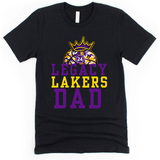 **NEW** LEGACY LAKERS DAD + PLAYER NUMBER
