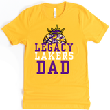 **NEW** LEGACY LAKERS DAD + PLAYER NUMBER