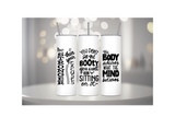 WORKOUT PHRASES - TUMBLER & WATER BOTTLE