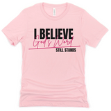 I Believe God's Word Still Stands - Grace & Gold Tees