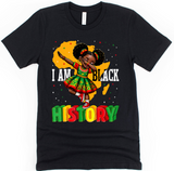 **NEW**I AM BLACK HISTORY GIRL TEE