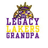 **NEW** LEGACY LAKERS GRANDPA + PLAYER NUMBER
