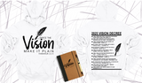 WRITE THE VISION ~ MAKE IT PLAIN ~ HABAKKUK 2:2-3 HOODIE SWEATSHIRT DESIGN 3 - STANDARD DECREE ON THE BACK