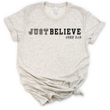 Just Believe John 3:16 - Varsity Faith Tees
