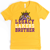 **NEW**LEGACY LAKERS BROTHER + PLAYER NUMBER