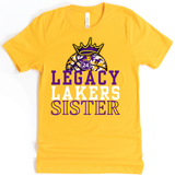 **NEW**LEGACY LAKERS SISTER + PLAYER NUMBER