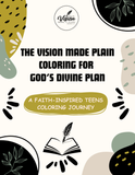 **NEW**  The Vision Made Plain Coloring Book - Scripture-Based Coloring