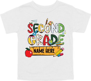 SECOND GRADE RULER - CUSTOMIZE NAME IN THE COMMENT SECTION