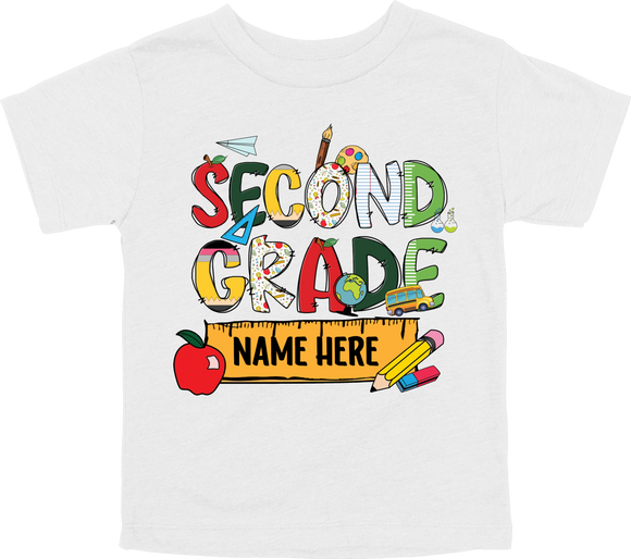 SECOND GRADE RULER - CUSTOMIZE NAME IN THE COMMENT SECTION