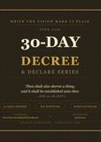 30-Day Decree & Declare Series — June 2026 | Write The Vision Make It Plain