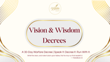 **NEW** VISION & WISDOM DECRESS CARDS - Digital Download