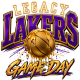 **NEW**LEGACY LAKERS BASKETBALL DRIP GAMEDAY