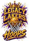 **NEW**LEGACY LAKERS HOOPS
