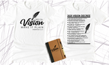 WRITE THE VISION ~ MAKE IT PLAIN ~ HABAKKUK 2:2-3 TEE DESIGN 1 - STANDARD DECREE ON THE BACK