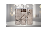 BLESSED DAD HANDS - TUMBLER/WATER BOTTLE - CUSTOMIZE NAMES IN THE NOTE SECTION BEFORE CHECKOUT