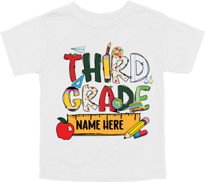 THIRD GRADE RULER - CUSTOMIZE NAME IN THE COMMENT SECTION