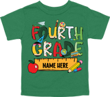 FOURTH GRADE RULER - CUSTOMIZE NAME IN THE COMMENT SECTION