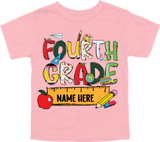 FOURTH GRADE RULER - CUSTOMIZE NAME IN THE COMMENT SECTION