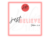 Just Believe John 3:16 - Grace Script Tees