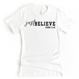 Just Believe John 3:16 - Modern Faith Tees