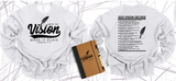 WRITE THE VISION ~ MAKE IT PLAIN ~ HABAKKUK 2:2-3 SWEATSHIRT DESIGN 2 - STANDARD DECREE ON THE BACK