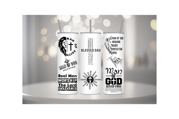 MAN OF GOD - TUMBLER/WATER BOTTLE