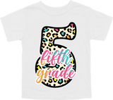 BACK TO SCHOOL RETRO VINTAGE LEOPARD - PRE-K THROUGH 5TH GRADE