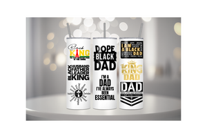 DOPE BLACK DAD - TUMBLER/WATER BOTTLE