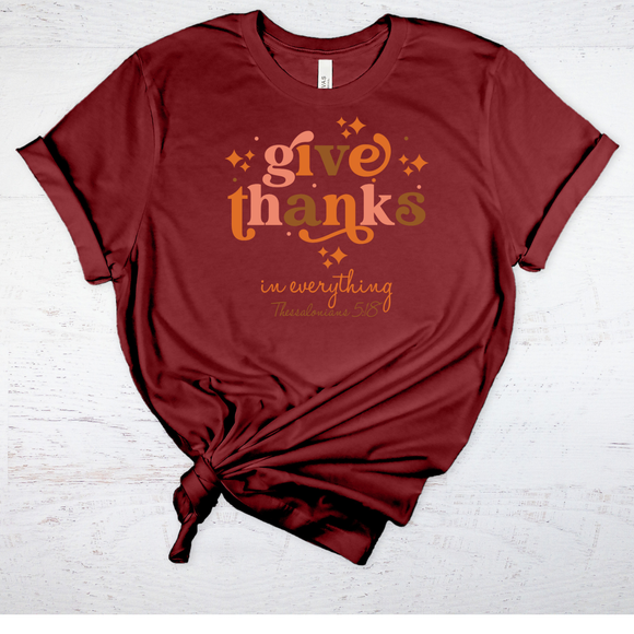 ** NOVEMBER 2024 THEME** IN ALL THINGS GIVE THANKS - I THESSALONIANS 5:18 - DESIGN 2