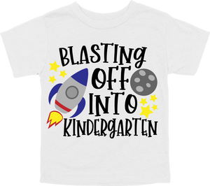 BLASTING OFF INTO KINDERGARTEN