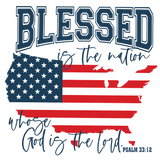 BLESSED IS THE NATION WHO GOD IS THE LORD PSALMS 33:12