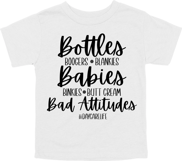 BOTTLES BOOGERS BLANKIES - BABIES BINKIES BUTT CREAM - DAD ATTITUDE #DAYCARE