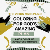 **NEW**  The Vision Made Plain Coloring Book - Scripture-Based Coloring